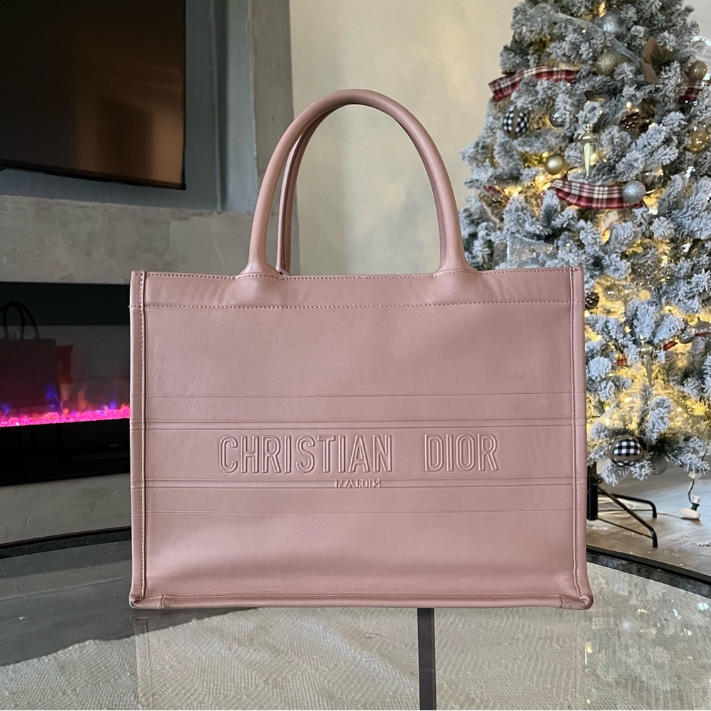 Christian Dior Medium Leather Book Tote